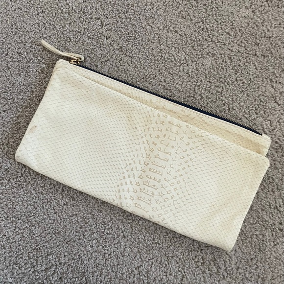 Clare V Handbags - Clare Vivier Snake Embossed clutch